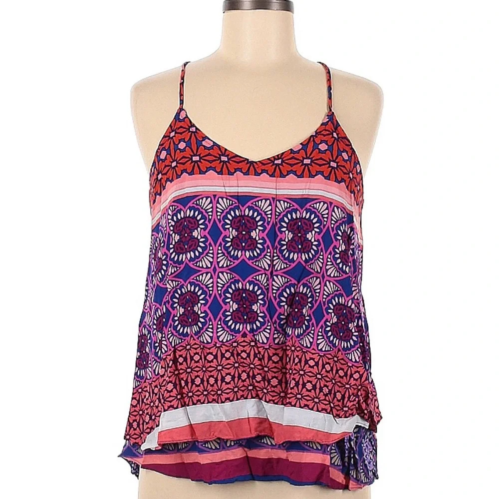 Stylus ruffle tank top M